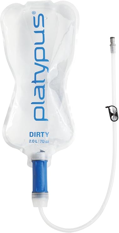 Platypus QuickDraw Ultralight 2 Liter Backpacking Water Filter System