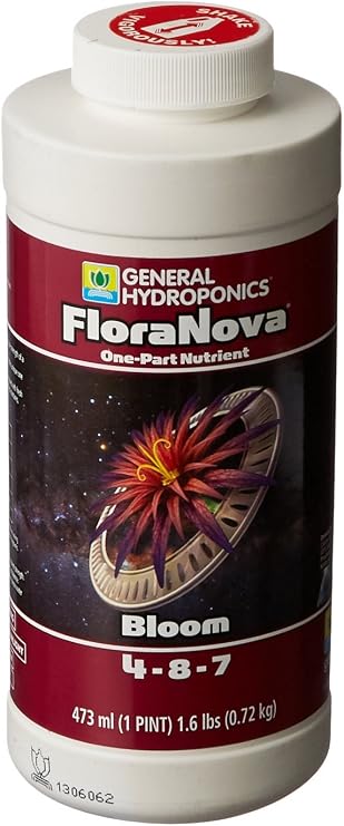 General Hydroponics GH1631 1 Pint Flora Nova Bloom, White