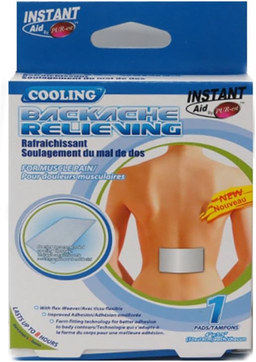 Instant Aid- Cooling Backache Relieving Patch by Purest