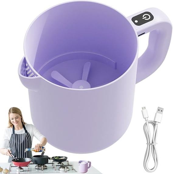 Electric Mixer - Electric Food Mixer with Rice Washing Function - 1L Bowl with Portable Filter Cooking Bread Tools Kitchen Tools