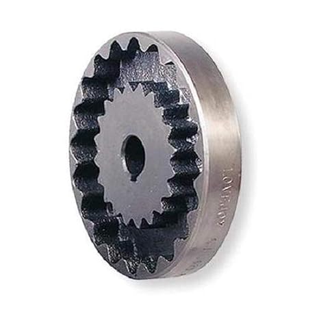 Lovejoy 36053 Size 4J S-Flex Coupling Flange, Zinc Die Cast, Inch, 0.75" Bore, 2.46" OD, 0.88" Hub Length, 120 in-lbs Nominal Torque, 0.188" x 0.094" Keyway