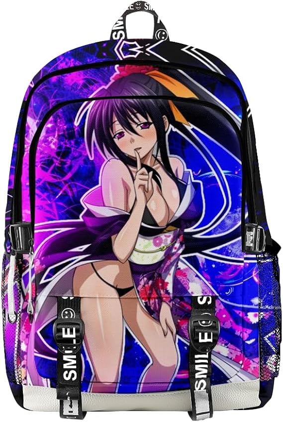 ISaikoy Anime High School DxD Backpack Daypack Laptop Bag 3D Printing School Bag Bookbag 9