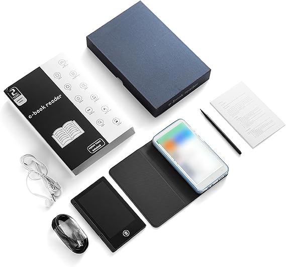 5 Inch E Reader with Handwriting Tablet, Eye Friendly Ink Screen Reader, Lightweight Electronic with 5MP Camera & Flash