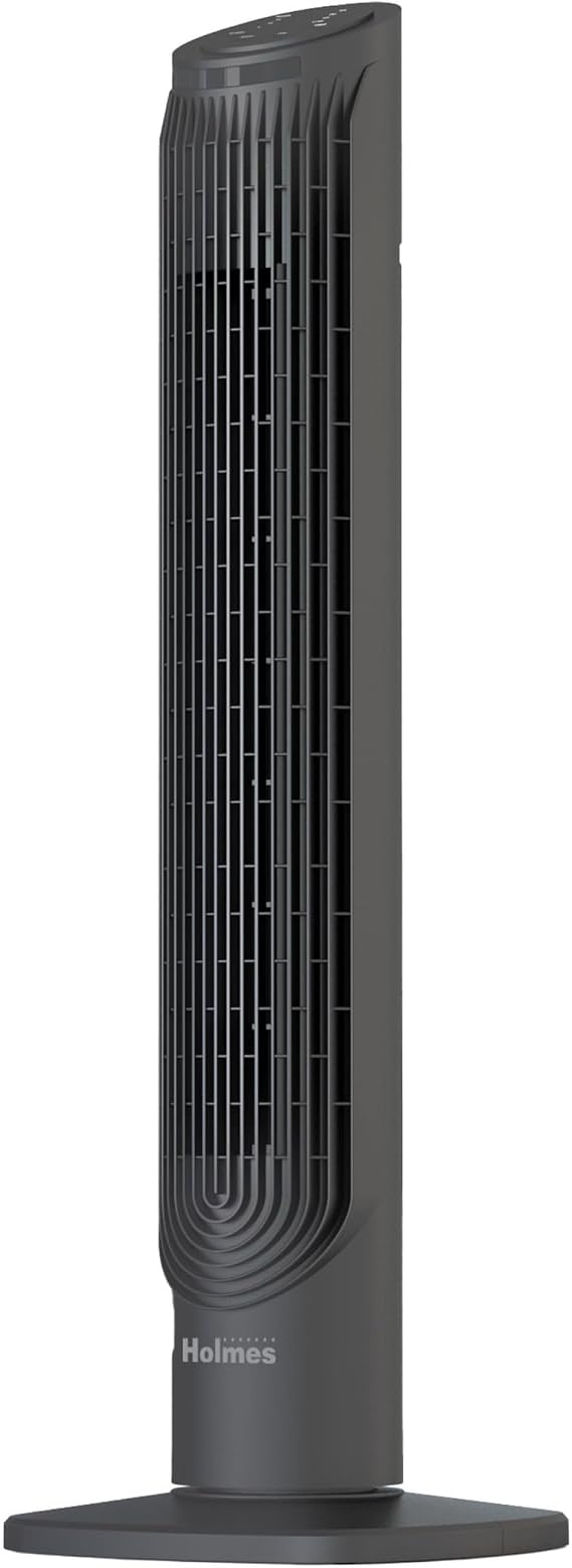 HOLMES 36" Slim Tower Fan 6-Speed Power Breeze Remote 75 Osc.