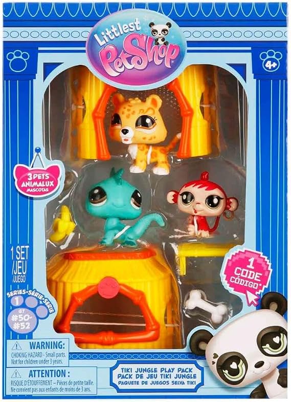 Littlest Pet Shop Zestaw Dzungla 3 figurki [FIGURKA]