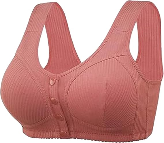 Front Closure Bras for Women No Underwire Comfortable Full Coverage Front Closure Bralettes Wireless Wirefree Everyday Bras