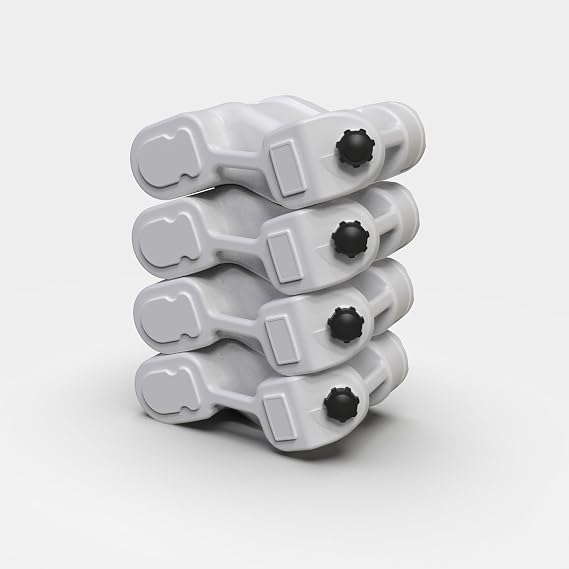 Multipurpose 5-Gallon Interlocking Container Vertical & Horizontal Stacking Unlocks 60% More Space for RVs & Van Lifers