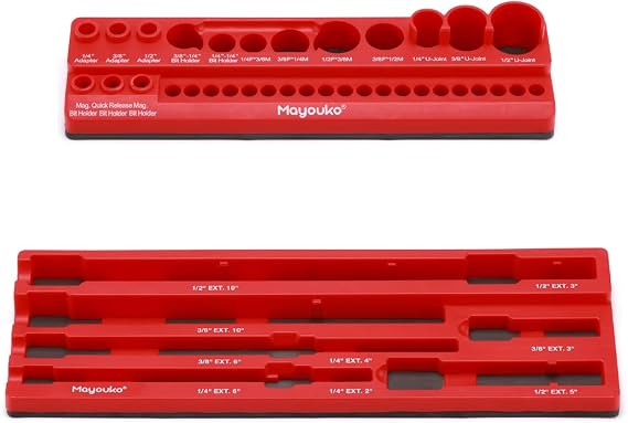 Mayouko Magnetic Socket Accessory Holder Organizer& Magnetic ABS Socket Extension Organizer
