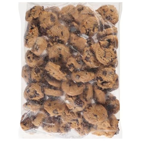 Otis Spunkmeyer 1.5 ounce Gourmet Chocolate Chunk Cookie Dough Bulk Pack | Raw Pre-Portioned Ready to Bake Frozen Cookies, 5 lb Bag (Pack of 4, 20 lbs Total) | No High Fructose Corn Syrup