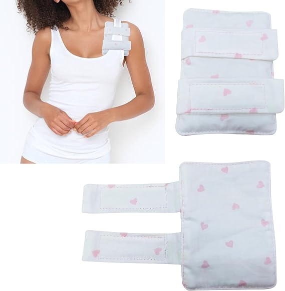 Bra Strap Pad Protector for Chest Port Pacemaker, 2PCS | Post Surgery Bra Strap Cushion, Chest Heart Support, Chemo Port Pillow for Bra Strap