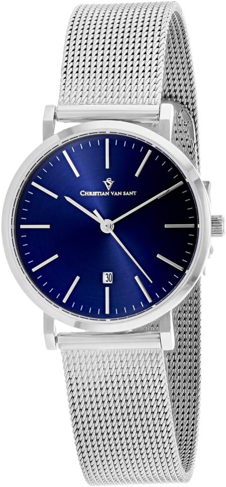 Christian Van Sant Women's CV4220 Paradigm Analog Display Quartz Silver Watch