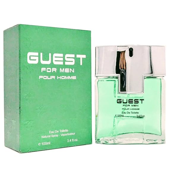 Guest for Men (FC) Eau de Toilette Citrus Aromatic fragrance for men. 3.4 Fl. Oz