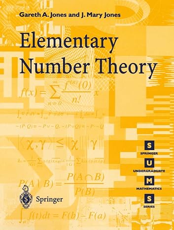 Elementary Number Theory (Springer Undergraduate Mathematics Series)