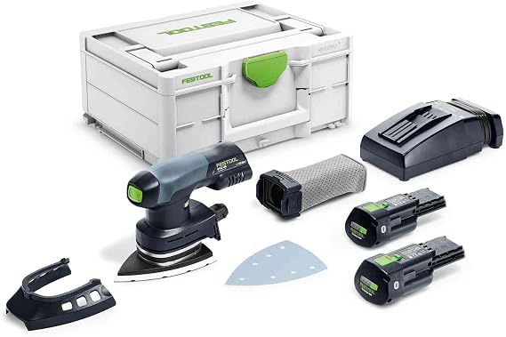 Festool 577513 Cordless Delta Sander DTSC 400 18V 3.0 Ah I-Plus