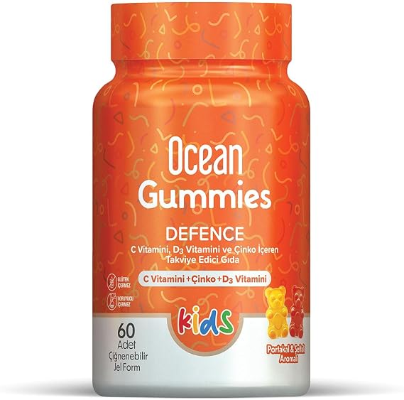 Orzax Ocean Smart Gummies Defence Çiğ. Jel Form 1 Adet (60'lı)