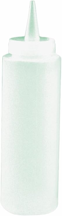 Crestware 8-Ounce Clear Squeeze Bottle(Set of 12)
