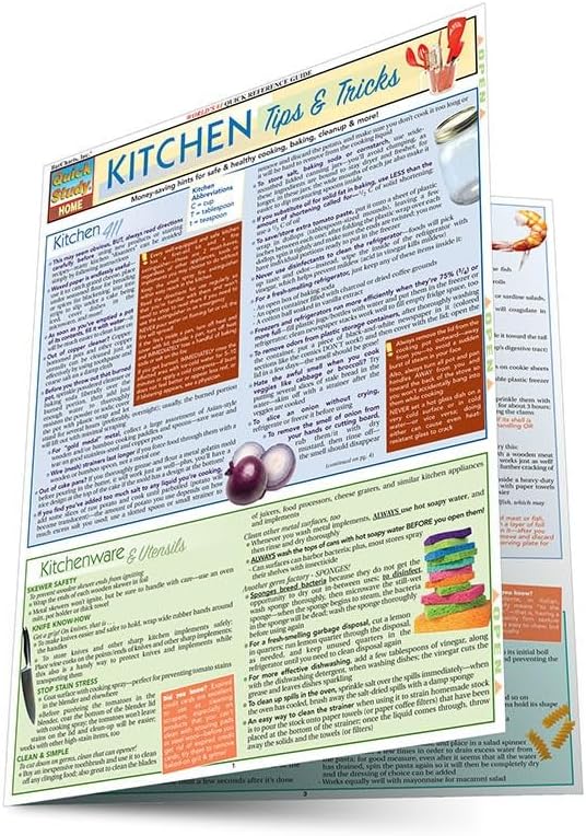 Kitchen Tips & Tricks: QuickStudy Laminated Reference Guide (Quick Study Home)