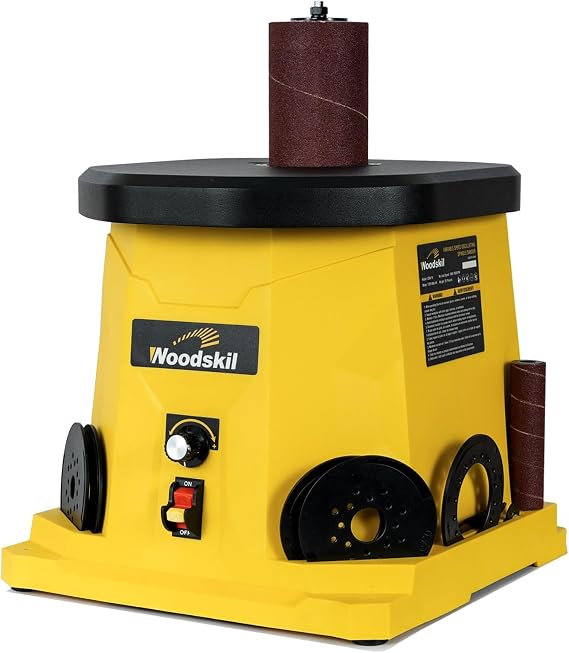 Woodskil Variable Speed Oscillating Spindle Sander for Wood,4A