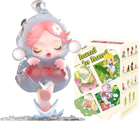 POP MART Hand in Hand Series Figures 1Box Articulated Character Premium Design Gifts for Women Fan-Favorite Chic Art Toy Action Figure, Gift