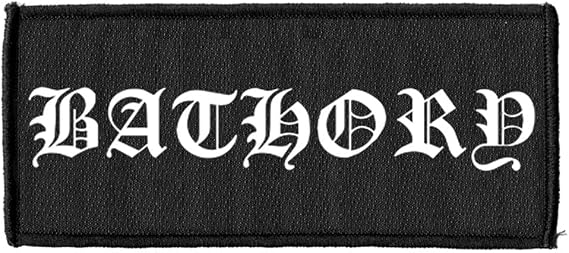 Bathory Band Logo Sew On Patch Size One Size