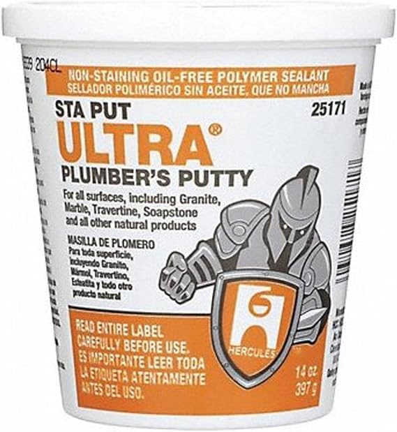 Oatey 25171 Sta Put Ultra Plumbers Putty, 14 oz Size