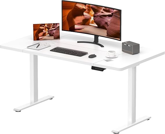 63''x28''Dual Motor Adjustable Large Standing Desk for Home Office