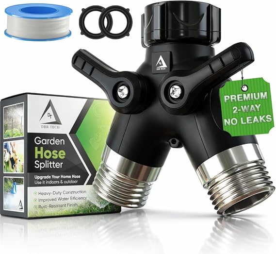 Garden Hose Splitter 2 Way Heavy Duty
