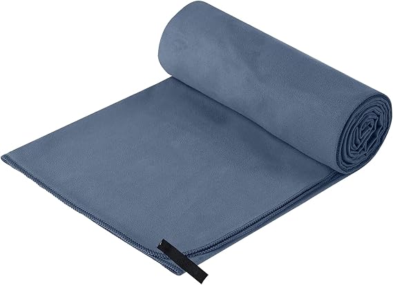 Microfibre Travel Towel Quick Ultra Soft, Lightweight Gym Towel Dry, Super Absorbent Compact Camping Towel for Sports Gym Camping Yoga Beach Hiking Swimming (Navy Blue, 40 * 60cm)