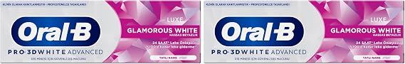 Oral-B Pro 3D White Advanced Luxe Glamorous White Diş Macunu 75 ml 2li paket