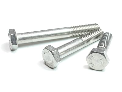 M12-1.75 x 200MM Hex Head Cap Screw Bolts, Stainless Steel 18-8 Quantity: 10 pcs Partially Threaded, Coarse Thread, Thread Size: M12, Bolt Length: 200MM