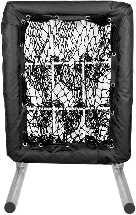 Pitchers Pocket Pro The Original 9 Hole Pitching Net | Softball & Baseball Pitching Target