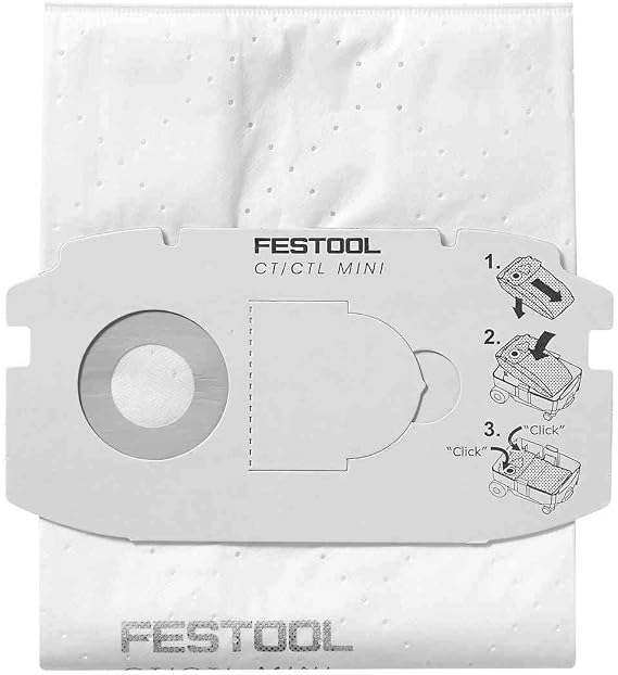 Festool 498410 Self Clean Filter Bag for CT MINI