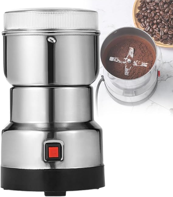 Multifunctional Smash Machine, 200W Electric Coffee Grinder, for Bean, Nut & Spice Grinder, 150g Herb Grinding Mill, Stainless Steel Blade, Kitchen Milling Grinding Tool