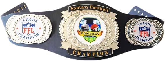 Fantasy Football Championship Belt - Adjustable Official Fantasy Football Belt - First Place Winner Award for Fantasy Football League