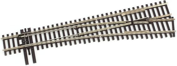 Peco HO Scale Code 83 Insulfrog #5 Right-Hand Turnout