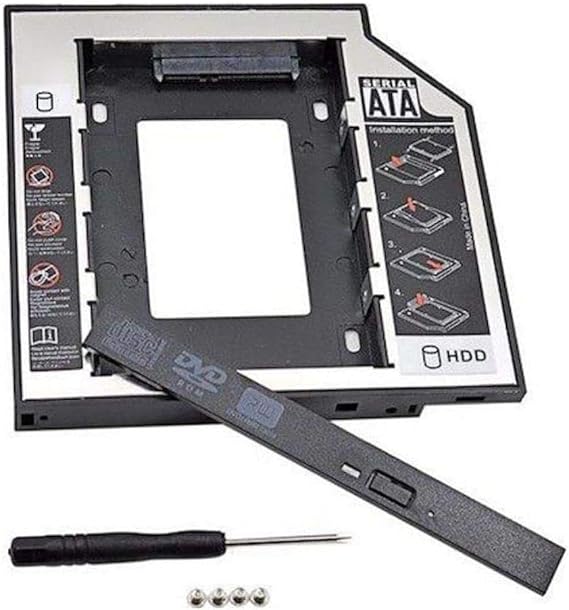 SANEC 12.7 mm SATA HDD Harddisk Caddy Kızak Kutu Laptop SSD Notebook Ikinci HDD Takma
