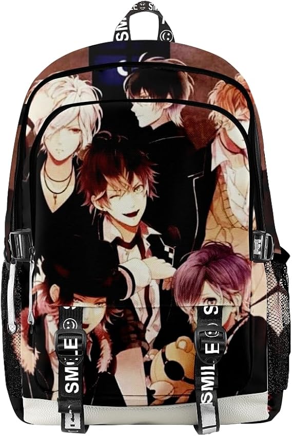 ISaikoy Anime Diabolik Lovers Backpack Daypack Laptop Bag 3D Printing School Bag Bookbag 8
