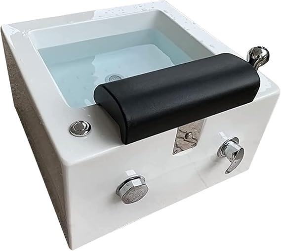 Portable Pedicure Foot Spa - Massage Bathtub for Salon Wash - Acrylic Chair, Shampoo Sink, Foot Shower - Perfect Pedicure Bowl