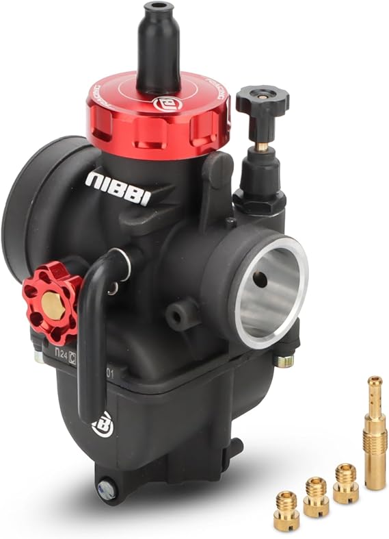 NIBBI Carburetor PE26,26mm Carburetor fit Motorcycle Engine with Carb Jets - For Dirt Pit Bike Mini Bike Motocross GY6