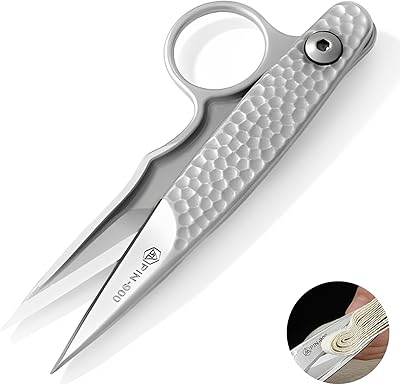 2025 New Upgrade Sewing Scissors, Stainless Steel Premium Tailor Scissors, Thread Snips Trimming Nipper for Gift Wrapping Yarn, Sewing Supplies 1