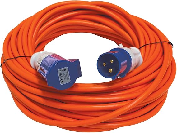 Streetwize - 25m Extension Cable, 230V - 16 Amp Caravan, Camping, Motorhome Power Cable