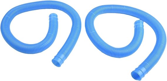 2 Pack Pool Hoses For Intex 1-1/4 Inch Above Ground Pools Accessories Swimming Pool Pump Replacement Hose Spare Part(blue)