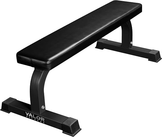 Valor Fitness Flat Weight Benches- Flat Weight Benches with High Density Padding and Solid Steel Frame - Home Gym Equipment