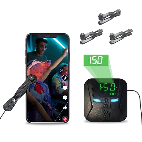 Automatic Clicker for iPhone iPad, Phone Screen Device Speed Clicker for Android IOS, Simulated Finger Continuous Clicking, Adjustable Auto Physical Tapper, Suitable for Games, Live Broadcasts, Reward Tasks(1 Second Fastest 50 Times) (ARB3727G3-NEW)