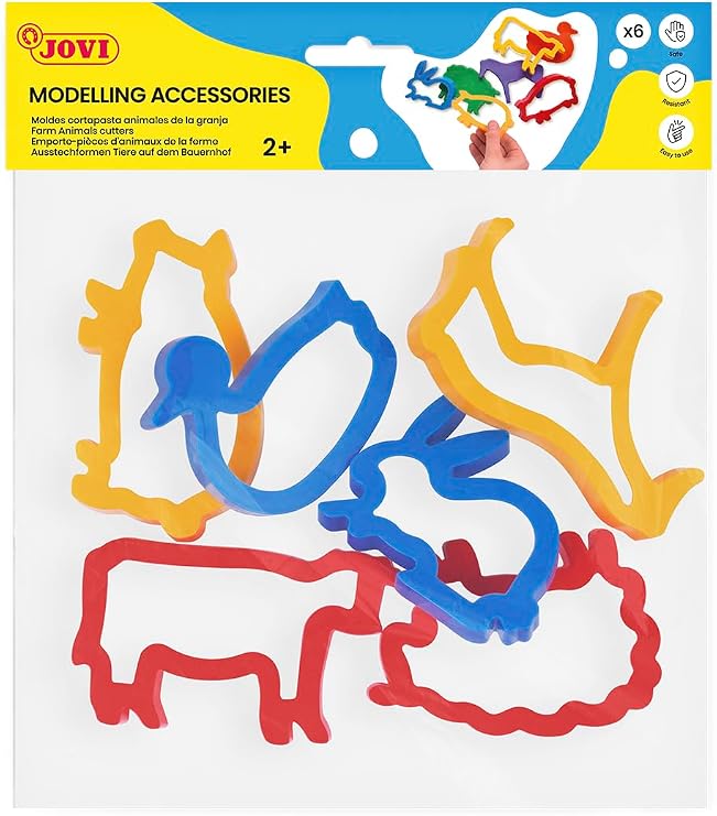Jovi Bag, 6 Moulds, Farm Animals (7g)