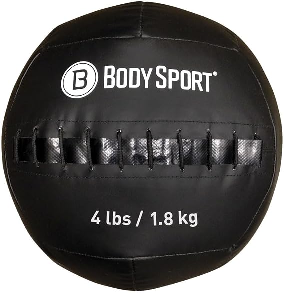 Body Sport Wall Ball Heavy-Duty Fitness Equipment with Durable Design Versatile for Strength Training, High-Impact Exercises, and Cross-Training Ideal for Home Gym and Commercial Use