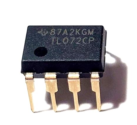 TL072CP TL072 Dual Low-Noise JFET-Input Operational Amplifier Op Amp Breadboard-Friendly IC DIP-8 (Pack of 5)