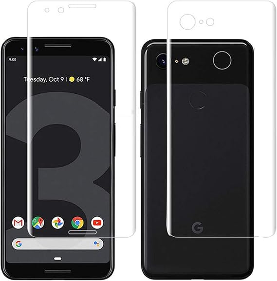 Microcase Google Pixel 3 Full Ön Arka Kaplama TPU Soft Koruma Filmi