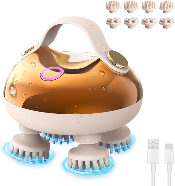 arboleaf Head Massager Scalp,Electric Scalp Massager,Cordless Hair Massager