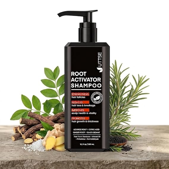Root Activator Shampoo for Men: Hair Thickening Shampoo for Hair Loss and Thinning Hair